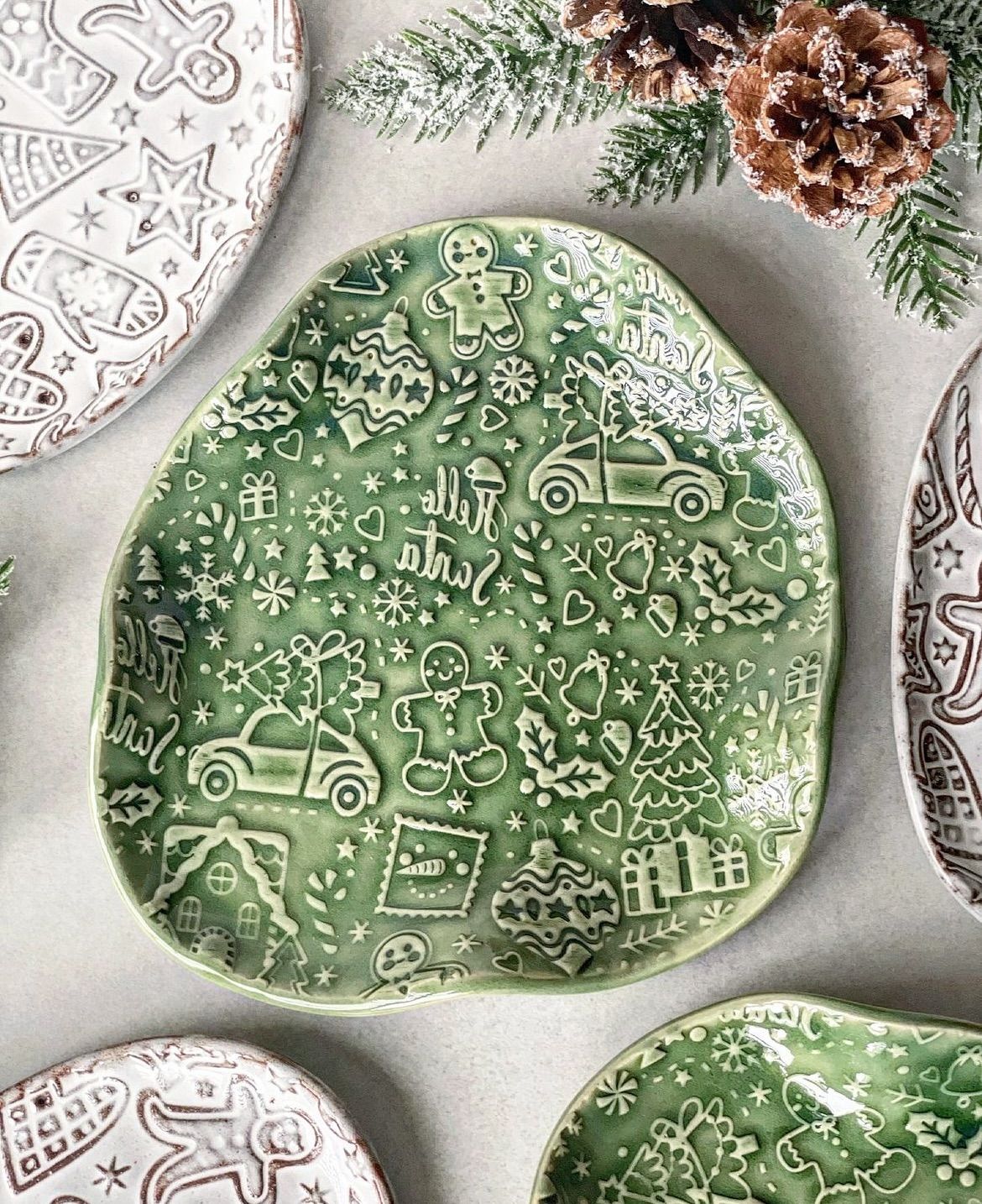 Тарелки с оттисками фото 4