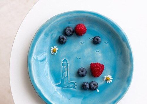 Тарелки с оттисками фото 9