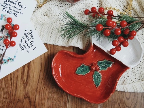 Новогодняя тарелка (5+) фото 5