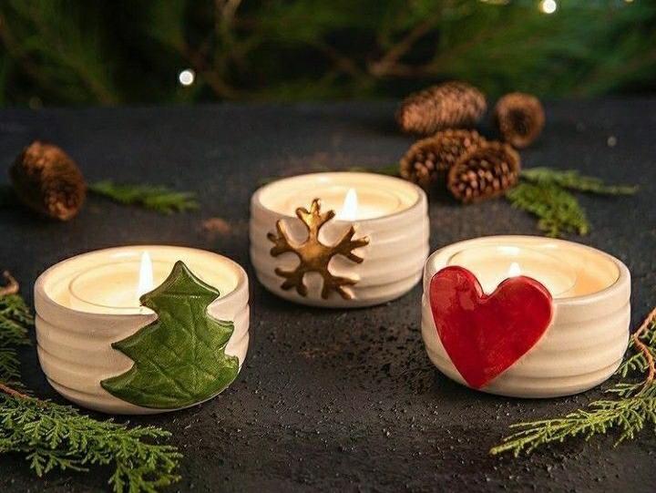 Новогодние подсвечники 2-3 шт (6+) фото 1